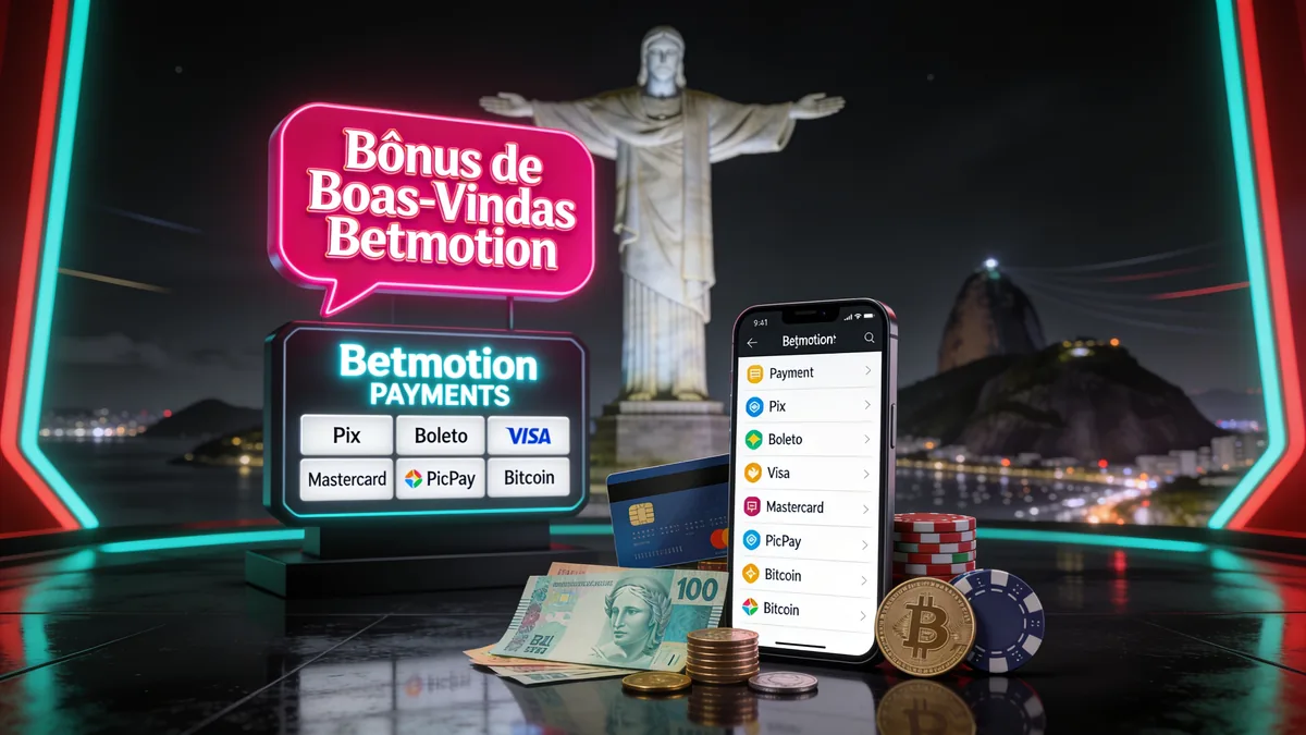 Bônus de Boas-Vindas Betmotion para jogadores no Brasil